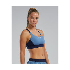 TYR Joule Elite Women's Dual Strap Sports Bra - Denim  Sports Bra  Tyr