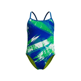 Speedo Women's Bolted Flyback One Piece Swimsuit  One Piece Swimsuits  Speedo