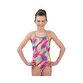Dolfin Girls' Uglies Haze Criss-Cross Back One Piece Swimsuit  Dolfin Uglies Swimwear  Dolfin