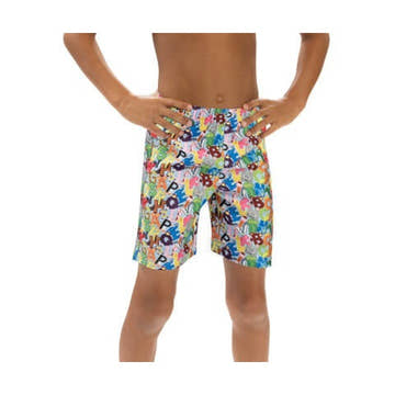Dolfin Little Boys' Alphabet Soup Swim Trunks  Boys Swim Trunk  Dolfin