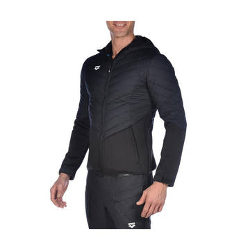 Arena Jacket Hooded Full Zip Half Quilted  Jacket  Arena