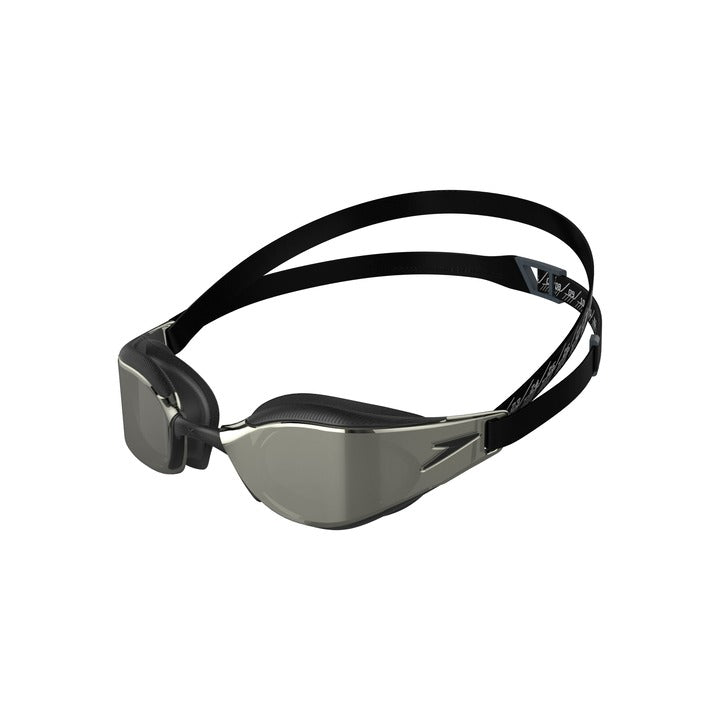 Speedo Fastskin Hyper Elite Mirror Swimming Goggles Grey