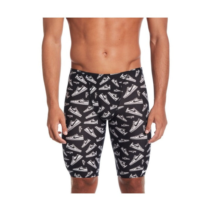 Nike Men's HydraStrong Multi Print Jammer  Swim Jammers  Nike