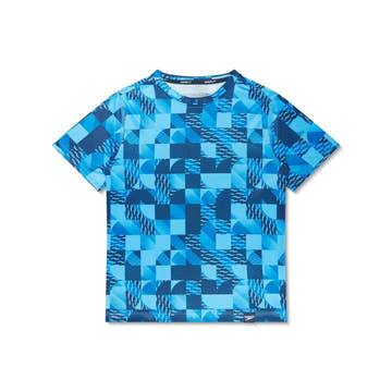 Speedo Men's Printed Short Sleeve Swim Shirt  Swim T-shirts  Speedo