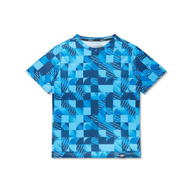 Speedo Men's Printed Short Sleeve Swim Shirt  Swim T-shirts  Speedo