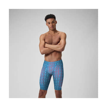 Clearance Speedo Men's Printed Vanquisher Jammer - Tech suit  Technical Jammer  Speedo