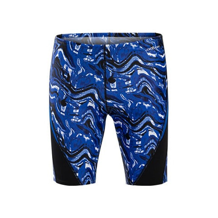 Dolfin Reliance Men's Blaze Color Block Swim Jammer  Two Year Team Prints (2025-2026)  Dolfin