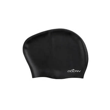 Dolfin Silicone Long Hair Cap  Swim Caps  Dolfin