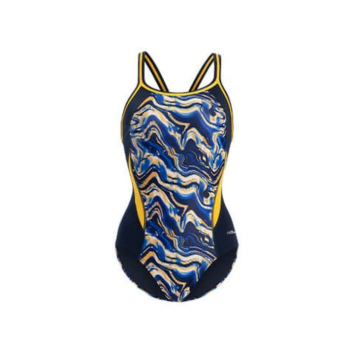 Dolfin Women's Reliance Blaze Color Block DBX Back One Piece Swimsuit  Two Year Team Prints (2025-2026)  Dolfin