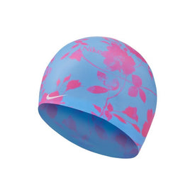 Nike Fine Floral Silicone Cap  Swim Caps  Nike