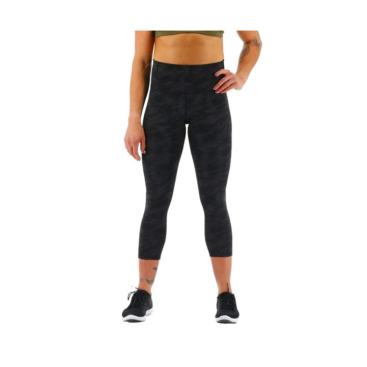 TYR Base Kinetic Women's High-Rise 21 Inch Leggings - Blackout Camo