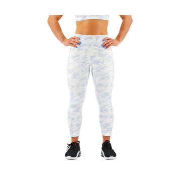 TYR Base Kinetic Women's High-Rise 21 Inch Leggings - Whiteout Camo  Tights  Tyr