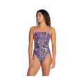 Speedo Women's Printed Tri Back One Piece Swimsuit  One Piece Swimsuits  Speedo