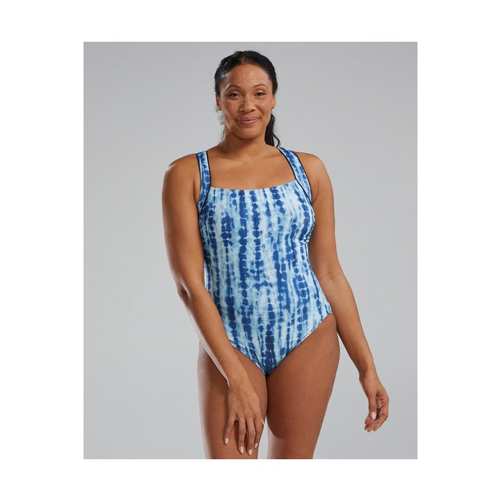 TYR Women's Square Neck Controlfit - Ophidian  One Piece Swimsuits  Tyr