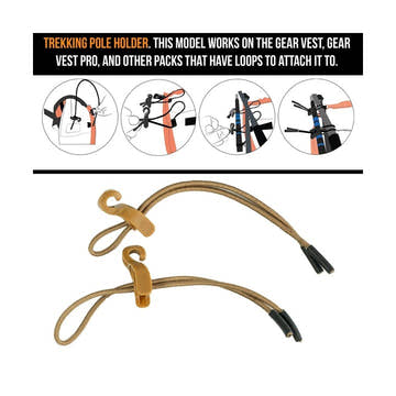 Orange Mud Multi Use Trekking Pole Hardware  Hydration Vest Accessories  Orange Mud