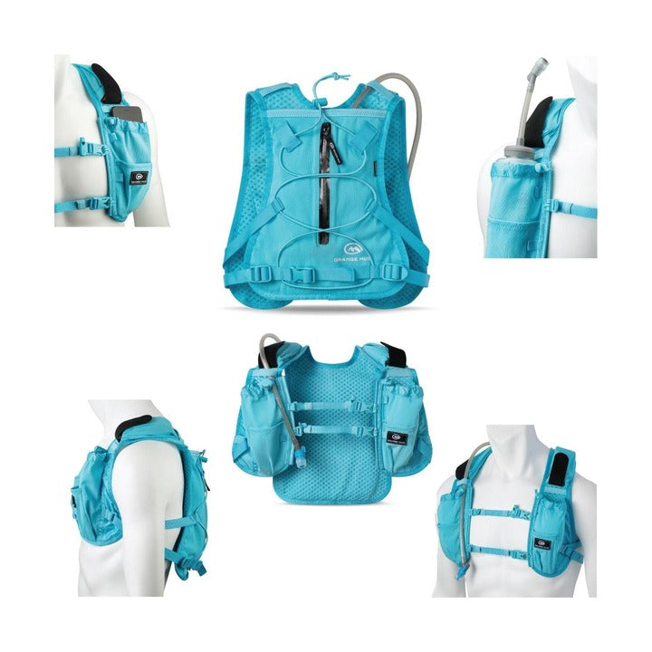 Orange Mud Endurance Pack V3.0 Plus Trekking Pole Hardware Attachments  Hydration Vest  Orange Mud