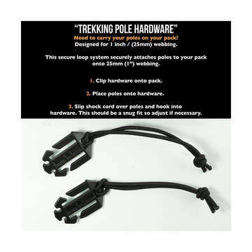 Orange Mud Trekking Pole Hardware  Hydration Vest Accessories  Orange Mud