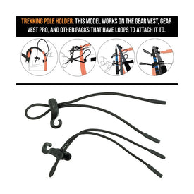 Orange Mud Multi Use Trekking Pole Hardware  Hydration Vest Accessories  Orange Mud