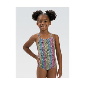 Dolfin Little Girls' Floret One Piece Swimsuit  Girls One Piece  Dolfin