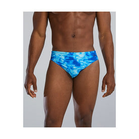 TYR Durafast Elite Men's Brief Swimsuit - Azultec  Swimming Briefs for Men  Tyr