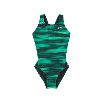 TYR Girls' Technowave Maxfit One Piece Swimsuit  Girls One Piece  Tyr