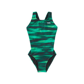 TYR Girls' Technowave Maxfit One Piece Swimsuit  Girls One Piece  Tyr