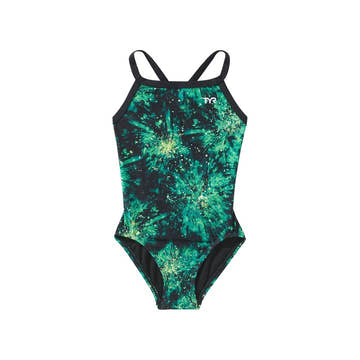 TYR Girls' Radiant Flaire Diamondfit One Piece Swimsuit  Girls One Piece  Tyr