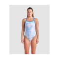 Arena Women's Frozen Leave Lightdrop Back One Piece Swimsuit  One Piece Swimsuits  Arena