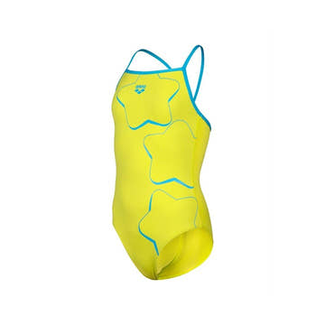 Arena Girl's Star Graphic Lightdrop Back One Piece Swimsuit  Girls One Piece  Arena