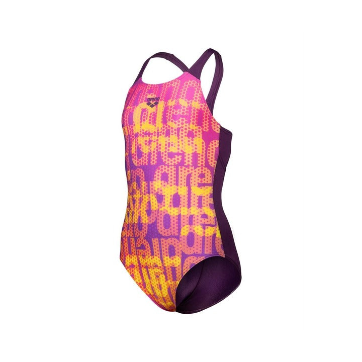 Arena Girl’s Multi Colors V Back One Piece Swimsuit  Girls One Piece  Arena