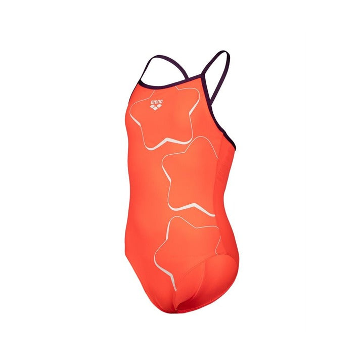 Arena Girl's Star Graphic Lightdrop Back One Piece Swimsuit  Girls One Piece  Arena