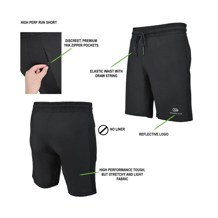 Orange Mud 9 High Performance Run Short    Orange Mud