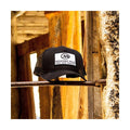 Orange Mud 5 Panel Black Trucker Hat    Orange Mud
