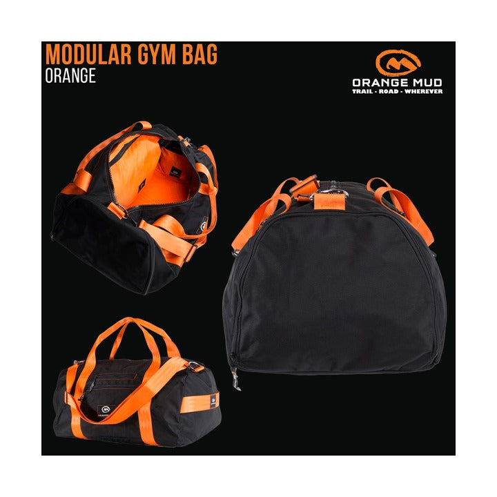 Orange Mud Modular GYM Bag with Shoe Compartment, 55L  Gym Bag  Orange Mud