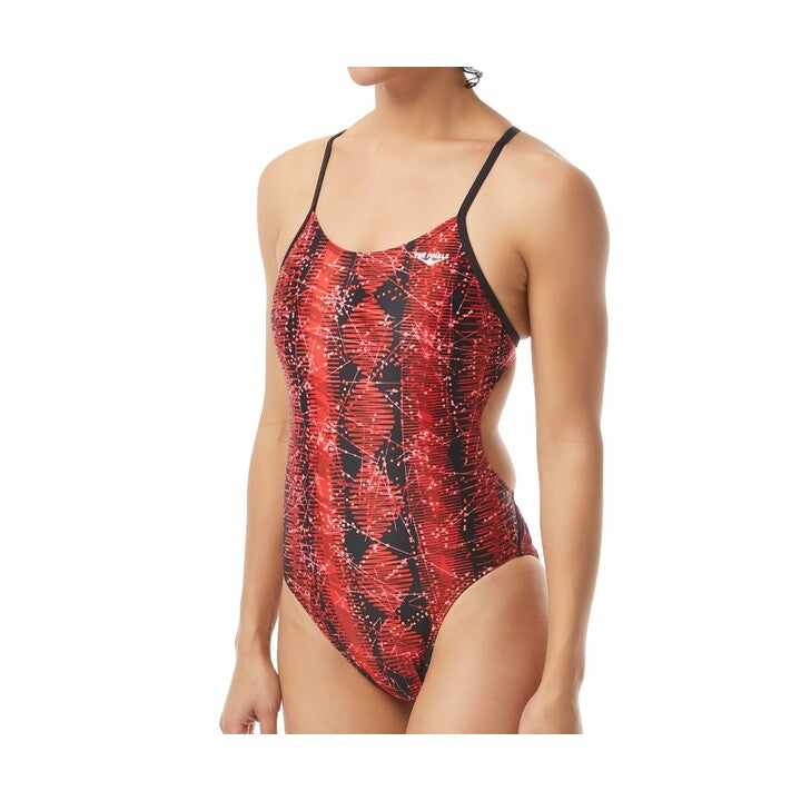 The Finals Women's Edge Swanback One Piece Swimsuit  One Piece Swimsuits  The Finals
