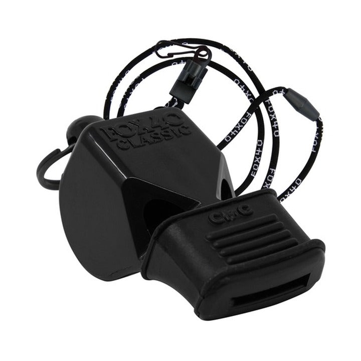 Fox 40 Classic CMG Official Whistle With P.T.S. Lanyard  Whistles  Fox 40