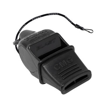 Fox 40 Sonik Blast CMG Official Whistle With 9" Clipper Lanyard  Whistles  Fox 40