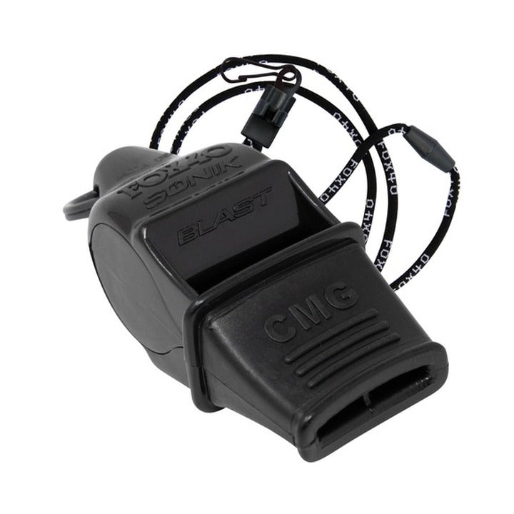 Fox 40 Sonik Blast CMG Official Whistle With P.T.S. Lanyard  Whistles  Fox 40