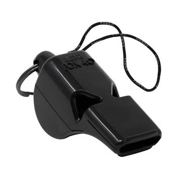 Fox 40 Mini Official Whistle With Wrist Lanyard  Whistles  Fox 40