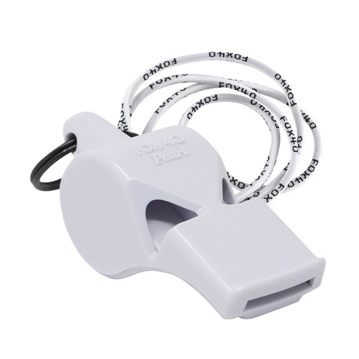 Fox 40 Pearl Safety Whistle With Breakaway Lanyard  Whistles  Fox 40