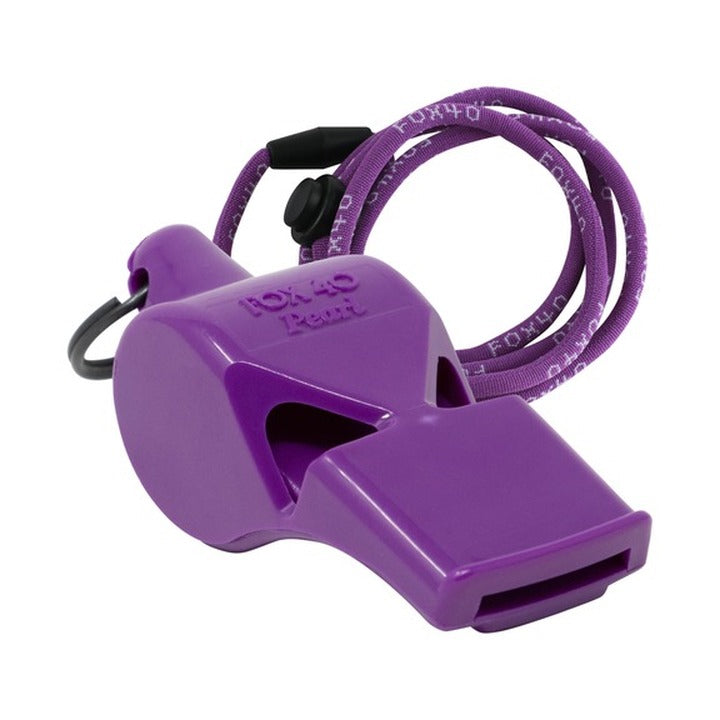 Fox 40 Pearl Safety Whistle With Breakaway Lanyard  Whistles  Fox 40