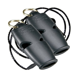 Fox 40 Micro Whistle 2-Pack With 2 Breakaway Lanyards  Whistles  Fox 40