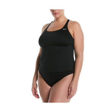 Nike Women's Square Neck One Piece Tankini  Women's Tankini Top  Nike