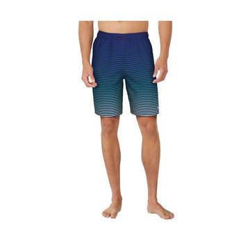 Nike Men's Stripe Print 9 Inch Volley Short  Boardshorts  Nike