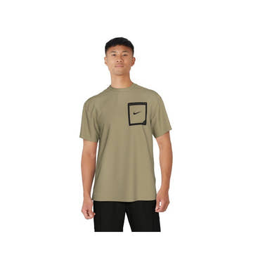 Nike Men's Tech Pocket 2.0 Short Sleeve Hydroguard Shirt  Short Sleeve Rash Guard  Nike
