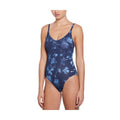 Nike Women's Floral V-Neck One Piece Swimsuit  One Piece Swimsuits  Nike