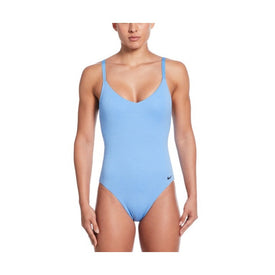 Nike Swim Jacquard Women's V-Neck One Piece Swimsuit  One Piece Swimsuits  Nike