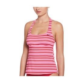 Nike Women's Stripe Square Neck Tankini  Women's Tankini Top  Nike