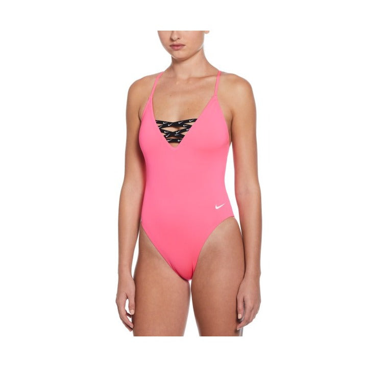 Nike Women's Sneakerkini 2.0 Crossback One Piece Swimsuit  One Piece Swimsuits  Nike