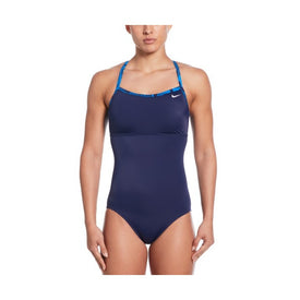 Nike Women's Swirl Racerback One Piece Swimsuit  One Piece Swimsuits  Nike